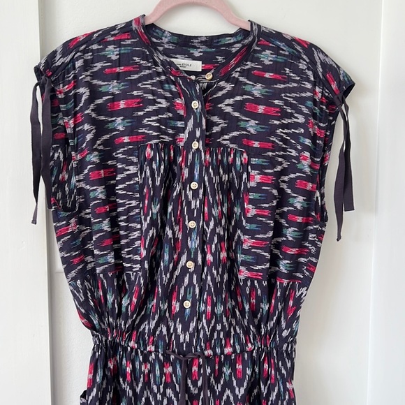 Isabel Marant Purple and Pink Patterned Jumpsuit - Picture 6 of 13